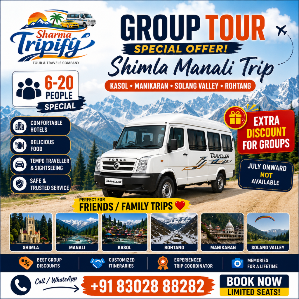 Comfortable Tempo Traveller & Rajasthan Tours with Sharma Tripify